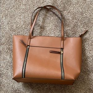 Oversized brown purse